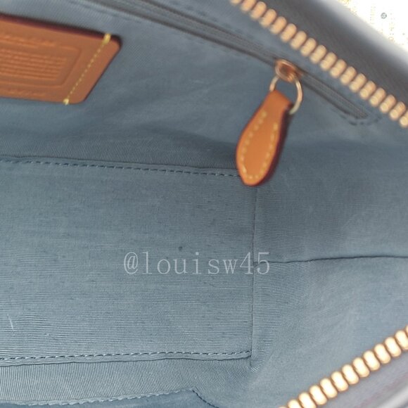 Coach Laurel Shoulder Bag Denim - Picture 9 of 12